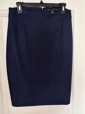 Navy Pencil Skirt | Size S | Office Work Classic